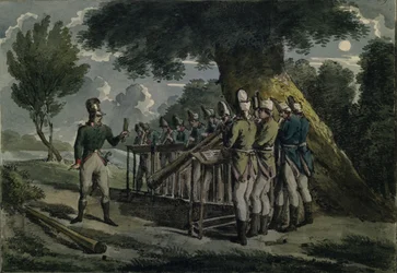 Orquestra de cornos, ca 1820