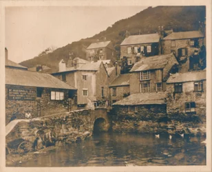 Casa em adereços - Polperro, 1927