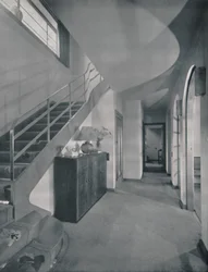 Casa na ponte de queimadura por John Procter, FRIBA, 1942