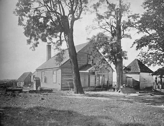 Casa em que Stonewall Jackson morreu, Richmond, Virgínia, c1897.