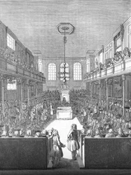 Câmara dos Comuns na época de George II, 1845