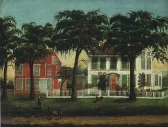 Casas no Fox River, Illinois, 188190.