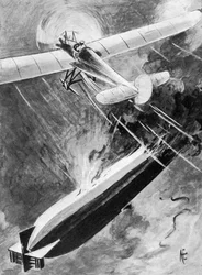Como o subtenente Warneford ganhou seu VC, 7 de junho de 1915, 1920