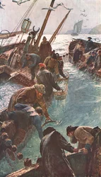 Como Caught the Pilchards, 1895, c1902.