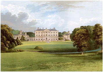 Howick Hall, Northumberland, casa de Earl Grey, c1880
