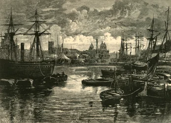 Casco, das docas, 1898.