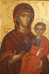 Ícone : Sta Mary Hodigitria (século XVI), Berat, Albanie