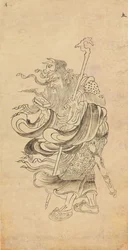 Desenho iconográfico de Saturno Doyo, século XII.
