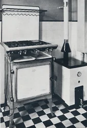 Ideal Boilers & Radiators Ltd. - Em preto e branco ou cinzento mosqueado, esta caldeira a gás é esmaltada