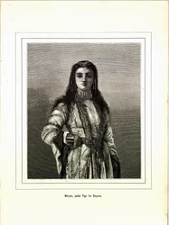 Ilustração retirada do livro Brogede rejsebilleder de Jerichau-Baumann, Elisabeth e publicado por Forlagsbureauet (Copenhagen, 1881)