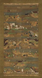 Biografia ilustrada do príncipe Shotoku Shotoku Taishi e-den, século XIV.