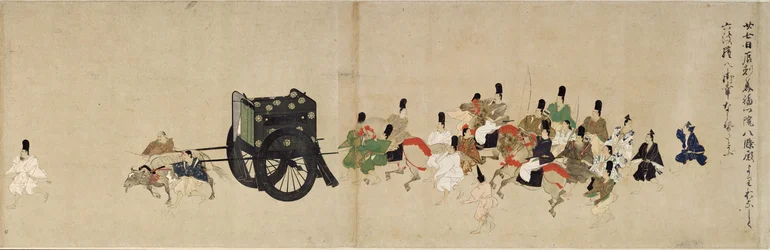 História ilustrada da guerra civil de Heiji A visita imperial a Rokuhara 5, século XIII