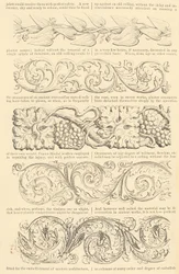 Tarifa ilustrada dos porta-retratos de papel machê melhorados, também, Enriched Mou..., [cerca de 1847].