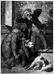 Ilustração da Terra à Lua por Jules Verne, 1865