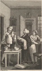 Ilustração para Tristram Shandy, Volume 4, século XIX.