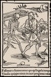 Ilustração do livro Ship of Fools, de Sebastian Brant, 1497.