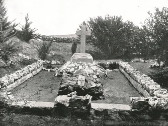 Imbabani, o local onde o Príncipe Imperial caiu, 1895.