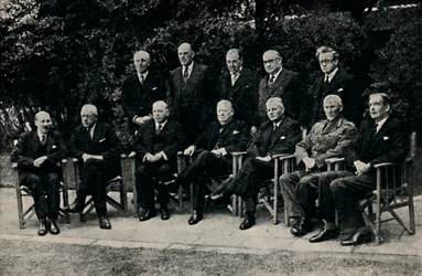 A Conferência Imperial se reúne em Londres, maio de 1943, 1945.