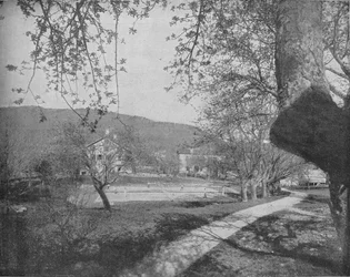 Nas montanhas de Catskill, c1897.