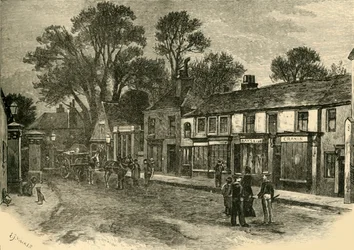 Na rua principal, 1898.