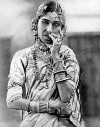 Garota indiana nautch, 1936