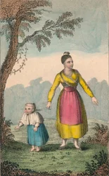 Capuchinho infantil, 1825