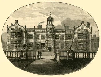 Ingestre Hall O edifício antigo, 1898.