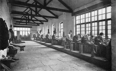 Interior, Thomas Firth & Sons Norfolk Works, Sheffield, c1890