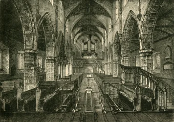 Interior da Catedral de Londonderry, 1898.