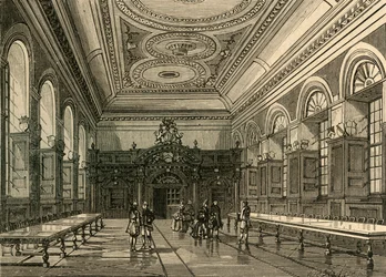 Interior de Stationers Hall, 1876, 1897.