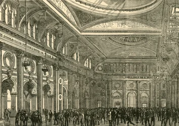 Interior da Royal Exchange, 1898.