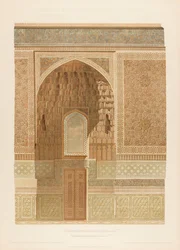 Vista interior do Gur-e Amir em Samarcanda. De Les mosquées de Samarcande, 1905.