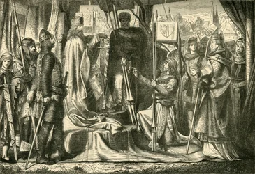 Investidura de Henry Jasomirgott como Primeiro Duque da Áustria, 1156, 1890.