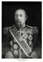 Ito Hirobumi, primeiro primeiro ministro do Japão, 1908