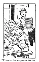 Eu nunca tive um apetite como esse, 1940