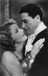 Jack Buchanan 1891-1957 e Jeanette MacDonald 1903-1965, atores, século XX