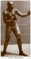 Jack Johnson, boxeador americano, 1938