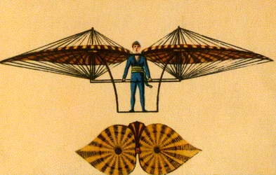 Máquina voadora de Jacob Degens, 1808, 1932.