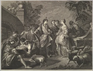 Jacob chega à Mesopotâmia, século XVIII.