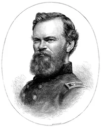 James B McPherson, general da União da Guerra Civil Americana, c1880