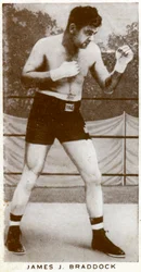 James J Braddock, pugilista irlandês-americano, 1938