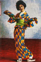 Dançarina de gueixa japonesa, c1928.