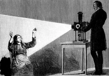 Jean Martin Charcot demonstrando hipnose, 1879
