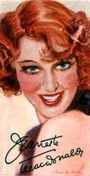 Jeanette MacDonald, 1903-1965, cantora e atriz, século XX