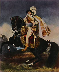 Jerome Bonaparte 1784-1860. - Pintura de Gros, 1934.