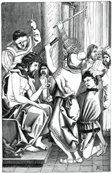 Jesus coroado de espinhos, 1870