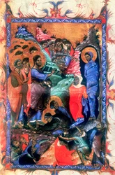 Jesus ressuscitando Lázaro depois de quatro dias, c1280