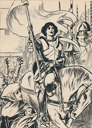 Joana no chefe do exército, c1907