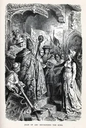 Joana d&39;Arc reconhece o rei, 1882