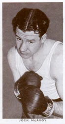 Jock McAvoy, pugilista britânico, 1938